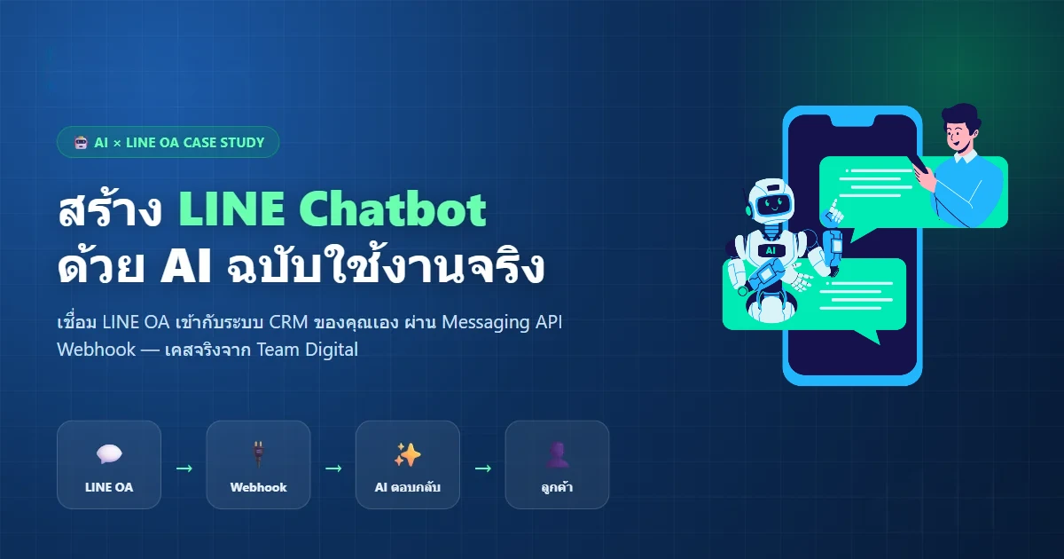 สร้าง LINE Chatbot ด้วย AI: คู่มือเตรียมพร้อมและสั่ง AI ทีละขั้นตอน