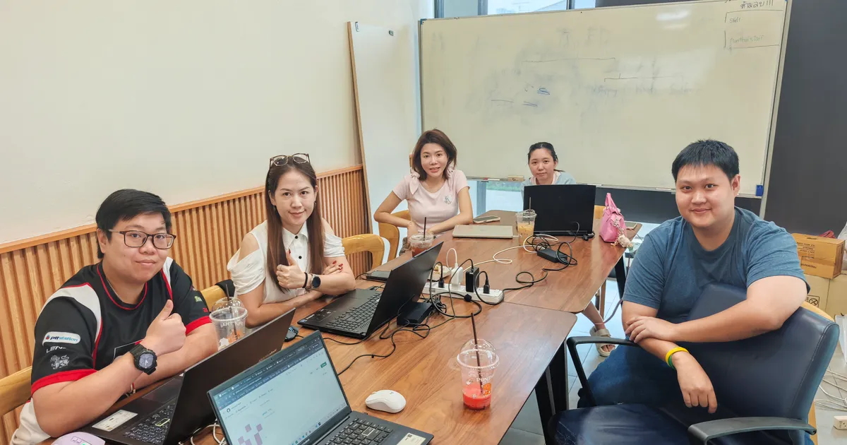 ภาพบรรยากาศอบรมคอร์ส Build Website with AI รุ่น 2