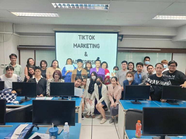 ภาพบรรยากาศอบรมคอร์ส TikTok Marketing & Advertising รุ่น 10